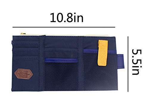 Multifunction Sunshade Car Visor Hang Bag CD/DVD Organizer Storage Card Phone Pouch