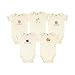 Touched by Nature Organic Fruit Bodysuit 5-Pack, 6-9 Months