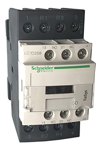 SCHNEIDER ELECTRIC LC1D258G7 RELAY CONTACTOR, 600VAC, 25A