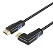 HDMI Cable, CableCreation 6 Feet Right Angle 270 Degree Vertical Right 4K HDMI 2.0 Cable, Support 4K Ultra HD, 3D Video, Ethernet, Audio Return Channel, Black primary