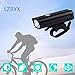 LZRYX Bike Light,USB Rechargeable Bike Light Set,8+ Hours Mountain Road Cycling Safety Commuter Flashlight with 3 Modes,High Waterproof Bike Light