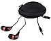 Skullcandy Earphone Handsfree Headset HARD EVA Case - Clamshell/MESH Style with Zipper Enclosure, Inner Pocket & Durable Exterior - Includes Skullcandy Original Stencil