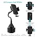 VABSCE Cup Holder Phone Mount, Universal Adjustable Gooseneck Cup Holder Cradle Car Phone Magnetic Mount