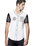 G by GUESS Men's Denberg Baseball Tee