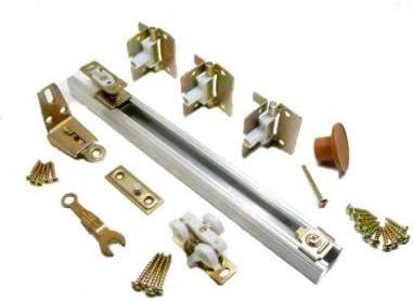 Johnson Hardware 111FD Series 36 in. Track and Hardware Set for 2-Panel Bi-Fold Doors