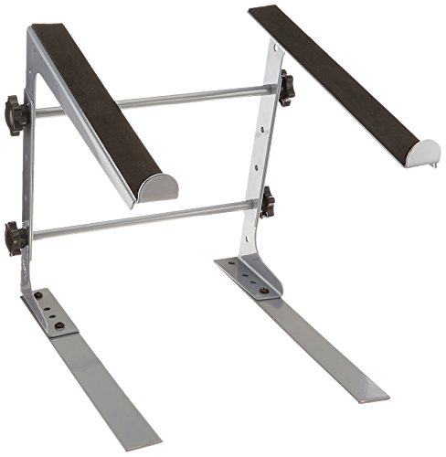 image for Mr. Dj LTS-109SI DJ Laptop Stand for Musical Instruments Reading (Silv