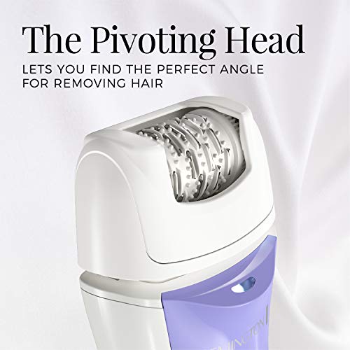Remington Smooth & Silky Deluxe Rechargeable Epilator, Purple, EP7030E