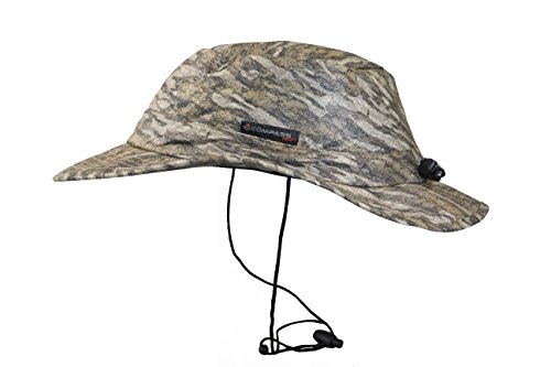 Compass 360 RainTek Waterproof Camo Bucket Hat (Mossy Oak Bottomland)