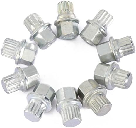 Lug Nuts, Autotool Tech 6704 Wheel Lock Key Anti Theft Wheel Lock Kit for Cars Wheel Tire 10PCS
