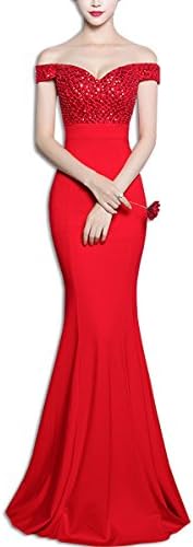KAXIDY Ladies Girls Long Dresses Prom Party Dress Backless Wedding Gown Wedding Dress