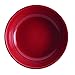 Rachael Ray Cucina Dinnerware 4-Piece Stoneware Fruit Bowl Set, Cranberry Red