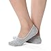 FAYBOX Women Cotton No Show Liner Socks Low Cut Non Slip 3 Pack 5 Pack Solid 2