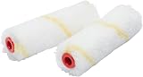 Fit For The Job 4 inch Mini Paint Rollers 2 Pack Medium Pile Emulsion