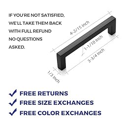 Ravinte 30 Pack Solid 3-3/4 Inch Center to