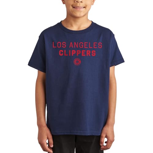 Junk Food NBA - Los Angeles Clippers Core Stacked Kids SS T-Shirt at Amazon