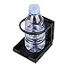 2 Pack Adjustable Folding Drink Holder, Car Cup Bottle Holder with Screws and Tapes for Automotive Truck Van RV Boat 95mm Black