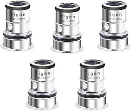5pack Replacement C-o-i-l-s 0.4ohm/1.2ohm C-o-i-l Heads for T-i-g-o-n A-s-p-i-r-e (0.4ohm)