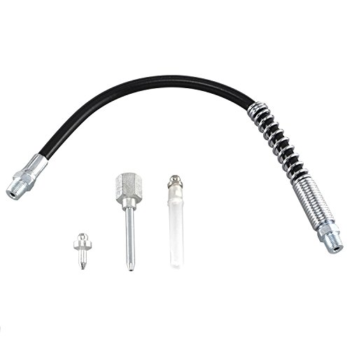NEW Grease Gun Lubrication Aid Kit | Zerk Fittings Lube Attachments Needle Flex Hose