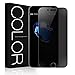 iPhone 7 Plus Screen Protector (Privacy), G-Color Privacy Anti-Spy Anti-Peep Tempered Glass Screen Protector for Apple iPhone 7 Plus
