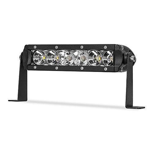 Led Light Bar 8 Inch BEAMCORN Slim Led Pods 30W Cree Single Row Spot Flood Combo Off Road Light Thin Driving Light for Trucks Jeep ATV UTV UTE SUV RZR