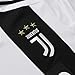 Cristiano Ronaldo Juventus #7 Youth Soccer Jersey Home Long Sleeve Shorts Kit Kids Gift Set (YL 10-13 Years, Ronaldo #7) White/Black