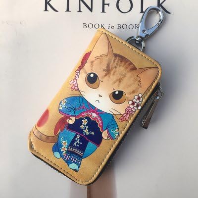 Amazon キーケース レディース 可愛い猫ちゃ San Q キーケース