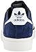 adidas Originals  Men's Campus Sneakers, Dark Blue/White/Chalk White, (8 M US)