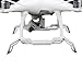 Gigibon DJI Phantom 4 Quadcopter Accessories: Landing Gear Protector Kit,Extend Phantom 4 Landing Skid Height, Absorb Shock Landing Support Stand Holder,1 Pair, White