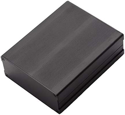 Electrical Boxes - Split Body Black Extruded Aluminum Enclosure Instrument Box DIY Amplifiers Electronic Project Case Shell 120x97x40mm