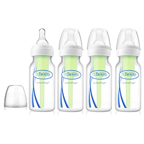 Dr. Brown’s Options+ Baby Bottle, 4 Ounce (Pack of 4)