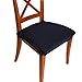 SmartSeat Dining Chair Cover and Protector (Metro Black), Removable, Waterproof, Machine Washable, Stain Resistant, Soft, Comfortable Fabric for Kids, Pets, Entertaining, Eldercare