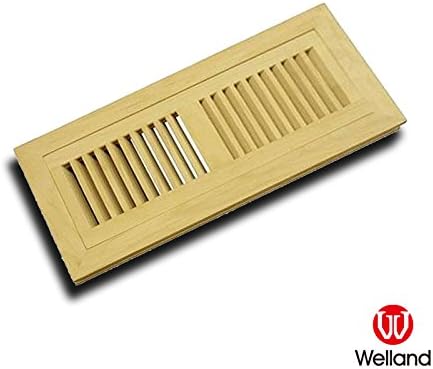 Welland Wood Flush Mount Floor Register Vent Cover Grille