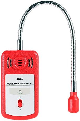 Keyweer Portable Combustible Natural Gas Detector Gas Sniffer with Sound Light Alarm Leak Detector