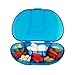 Multi-day Vitacarry 8 Compartment Pill Box Holds up to 60 Pills Actual Size: 4.5öw X 3.0öd X .93öh (Blue)