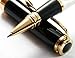 1 X Classic Mother of Pearl Golden Ring Pen, Pen Barrel Is Finished Pearl White with Push in Style Ink Converter
