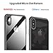 Clear iPhone Xs Max Case, RANVOO Thin Slim Fit Soft Silicone Cover with Jet Black Electroplated Bumper Case for Apple iPhone Xs Max 6.5