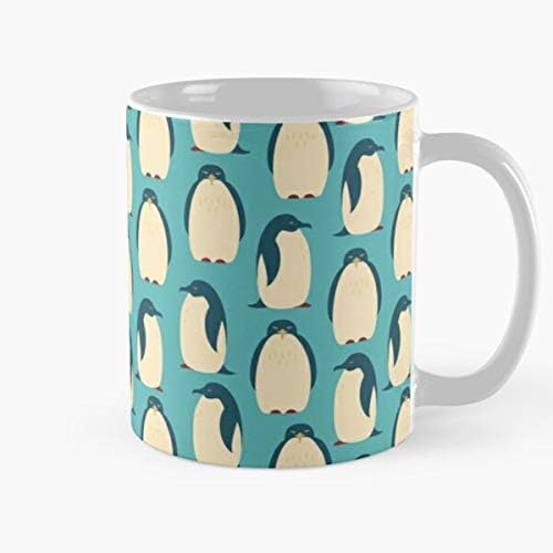 ceramic penguin mug