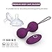 Abandship Kegel Weight Exercise for Women - Ben Wa Kegel Balls for Beginners & Advanced, 360° Flexible Silicone Kegel Exercise Balls for Bladder Control, Pelvic Floor Exercises & Tightening