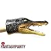 FantasyParty Hand Puppet Realistic Crocodile Role Play Toy Crocodile Latex Puppet for Both Adult and Children Green