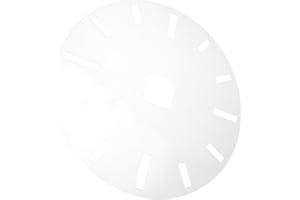 OSALADI Diy Woodworking Clock Face Acrylic Stencil Template with Broad Compatibility for Router Templates An