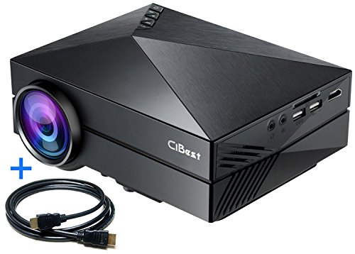 Cibest led gm60 movie projector full 1080p 1000 lumens …