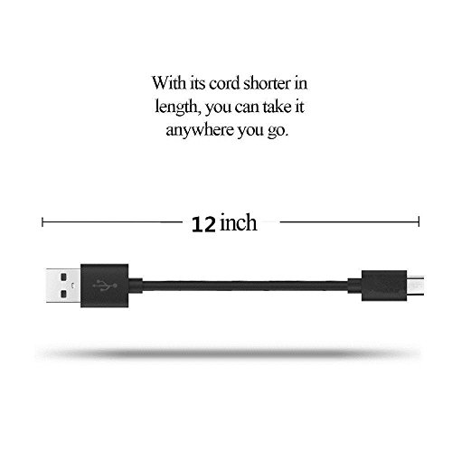 AOSOK Short Micro USB Cable, [5Pack][1ft/12Inch] Fast Charging for Charging Station Compatible with Galaxy S7/S6/S5,Note 5/4/3,HTC,LG,Nexus Sony and more Android Devices (5Pack) - Thumbnail 2