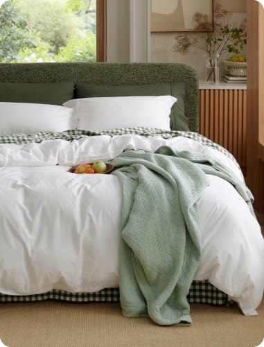 Bedsure PureWoven Washed Cotton Duvet Set