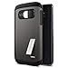 Spigen Slim Armor Galaxy S7 Case with Kickstand and Air Cushion Technology and Hybrid Drop Protection for Samsung Galaxy S7 2016 - Gunmetal