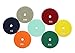 ABN 4-Inch Wet/Dry Diamond Polishing Pads, 8 Piece Set with Buffer, Rubber Backer for Granite, Stone, Marble, Travertine