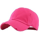 Elwow Men's Vintage Distressed Baseball Cap - Washed Trucker Hat With Adjustable Strap, One Size Fits Most - View #7