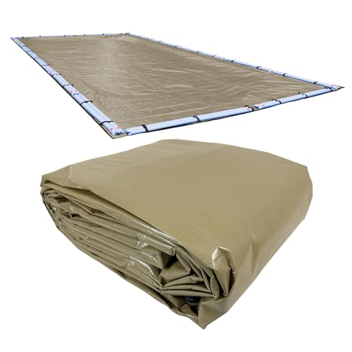 Robelle 20 x 40 ft Industrial Superior Winter Pool Cover for Inground Pool