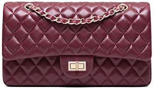 Luxury Genuine Leather Handbag Women Messenger Bags Famous Brands Women Crossbody Bag Candy Color Chain Shoulder Bags