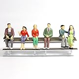 P25 12pcs Model Trains 1:25 Scale Painted Figures LGB G