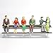 P25 12pcs Model Trains 1:25 Scale Painted Figures LGB G